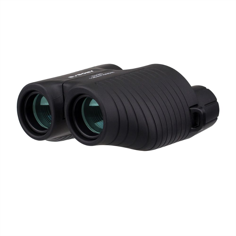 Svbony SV10 Binoculars Compact 8x25mm Fixed-Focus Porro Prism Binoculars Black