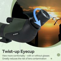 sa412 spotting scope with twist-up eyecup
