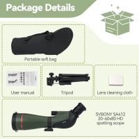 SA412 Spotting Scope package