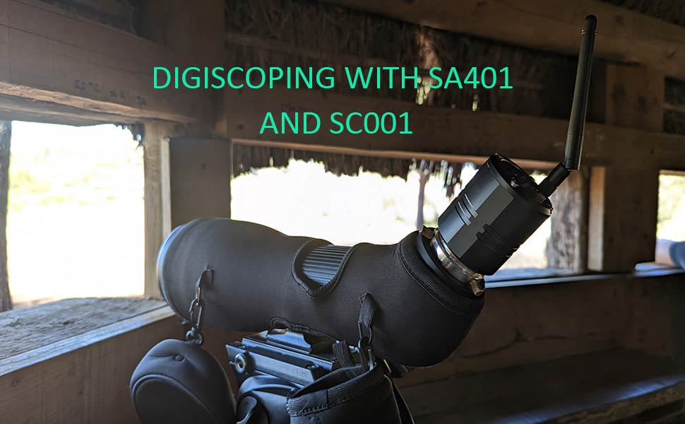 Digiscoping with SA401