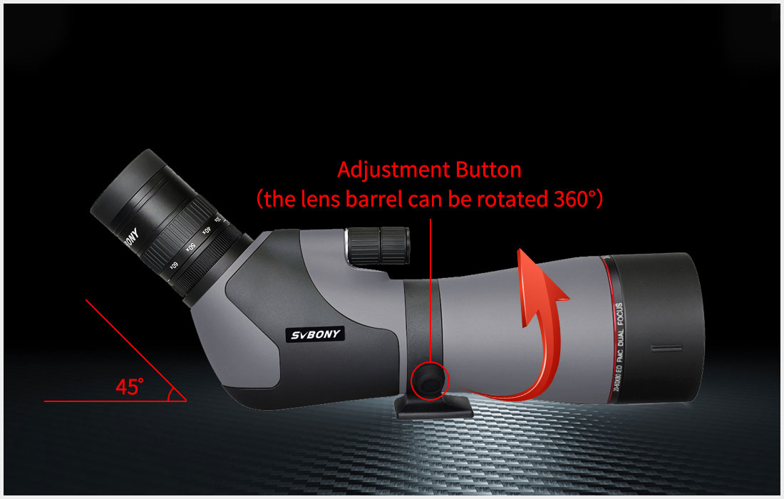 SV46P ED 20-60x80 Dual Focus Spotting Scope