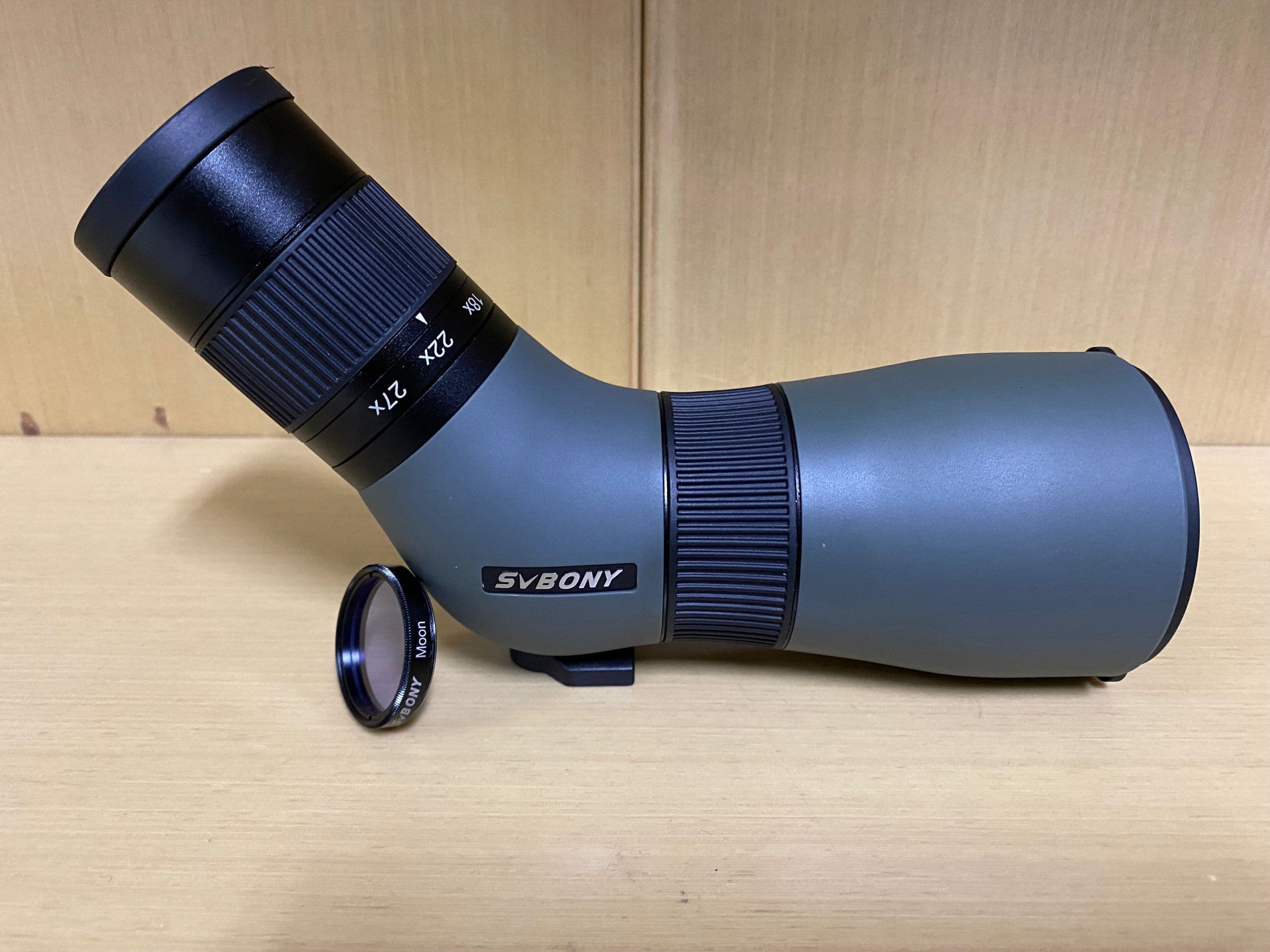 compared the SV410 Mini Spotting Scope with the 1.25 '' moon filter