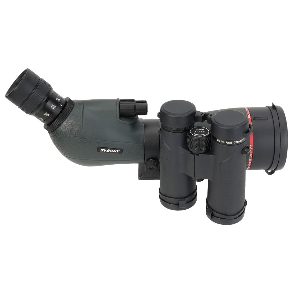 SV406P 20-60x80 ED spotting scope with SV202 Binoculars combination for Bird Watching