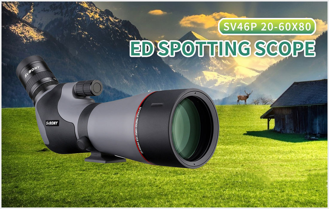 SV46P ED 20-60x80 Dual Focus Spotting Scope